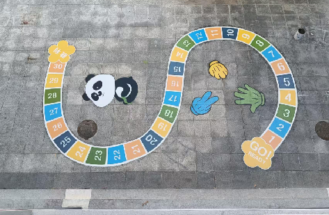 罗源地面游戏彩绘