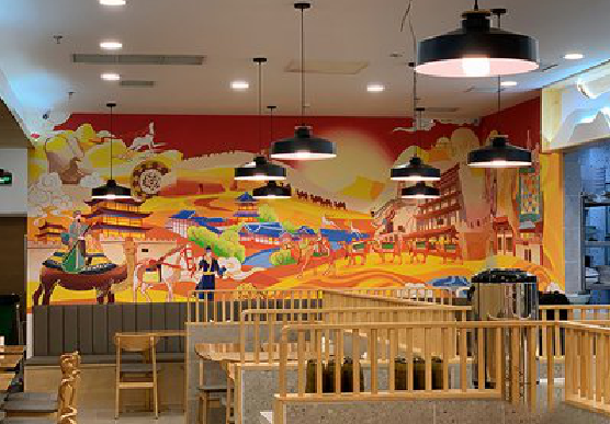 罗源商业空间彩绘介绍。